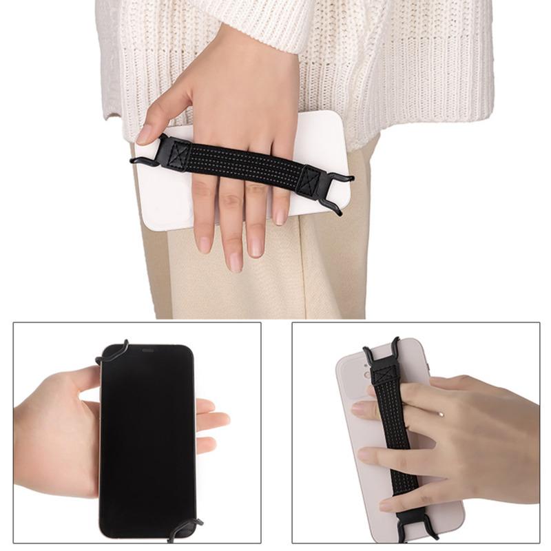 Cinghia Elastica Universale per Cellulare e Tablet Fibbia a Cinturino per Uso con Una Mano Resistente agli Urti Anti-Caduta Operatore Nuova Fascia Antiscivolo