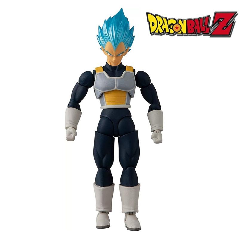 Dragon Ball Vegeta Action Figure Toy Blue Hair Pvc Collectible Doll 14cm Size