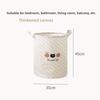 Foldable Fabric Laundry Basket Home Use Dirty Clothes Hamper Toy Storage Basket Wash Tub Bedroom Utility Storage Basket