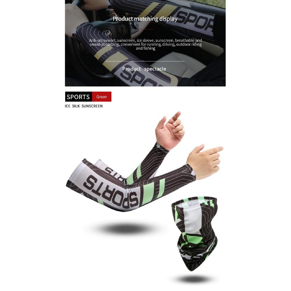 Sunscreen Sunscreen Sleeve Arm Cool Uv Protection Ice Sleeve Riding Driving Gloves Outdoor Sun Uv Protection Long