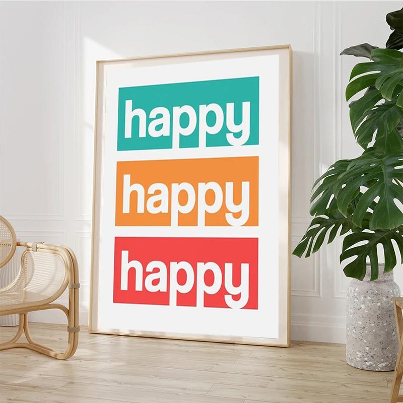 Poza de perete pentru sala de clasă pentru copii Pozitive Poster inspirat Educație Sală de joacă Artă motivațională Pictură pe pânză Decor pentru dormitor pentru copii