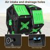 140L Dual Chamber Compost Bin Outdoor Tumbling Composting Case Fast Assemble Tumbling Easy Setup for Eco-Friendly Gardening