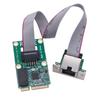 M2 RJ45 Network Adapter RTL8125BG Chip M.2 Gigabit Ethernet Network Card 2.5G/1000/100Mbps PCIE Bus Network Card
