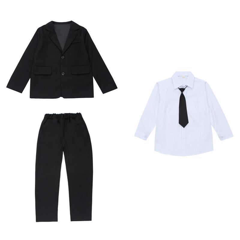 Children’s Summer Tuxedo Suit Set - Handsome Boy Pageant & Piano Performance Blazer for Big To Middle-Aged Kids