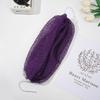 Universal Exfoliating Towel & Foaming Net: 2-in-1 Back Scrubber for Men and Women, Perfect for Saunas and Baths