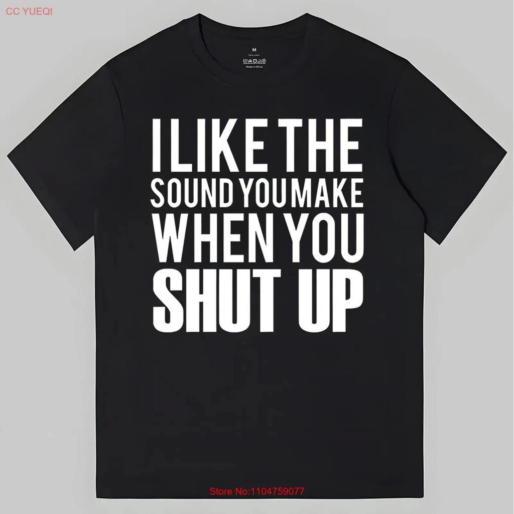 funny saying shut up print comfortable 220g t shirt short sleeve rou vintage Washed graphic Breathable Stylish Unisex Casual