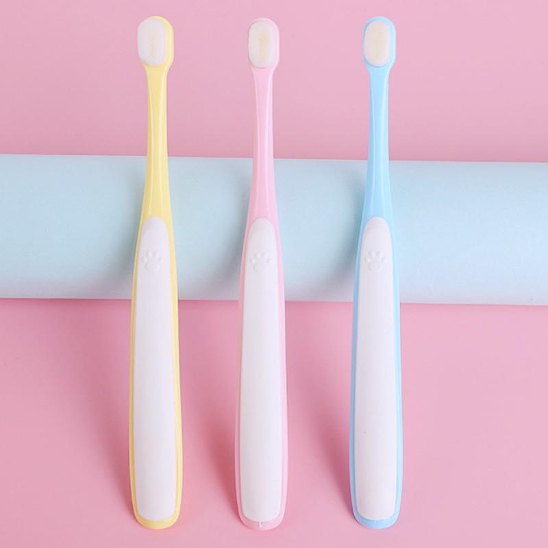 Dog Toothbrush Dog Teeth Cleaning Dense Hair Pet Toothbrush Small Head Dogs Toothbrushes Comfortable Handle Pet Toothbrushes