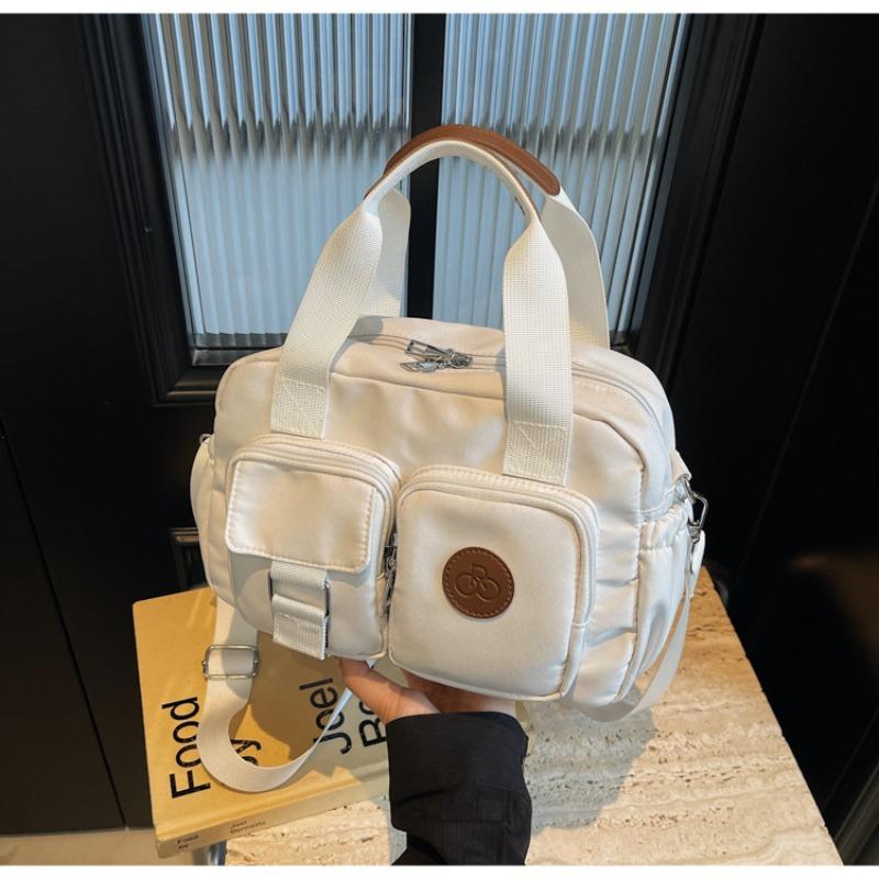 New fashionable multi-pocket women's bag anti-splashing nylon bag large capacity portable women's shoulder messenger bag