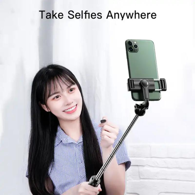 Selfie Stick Tripod S03 Extendable Stick Mini Tripod With Detachable Remote For Smart Phones Selfie Phone Holder for iPhone IOS Android