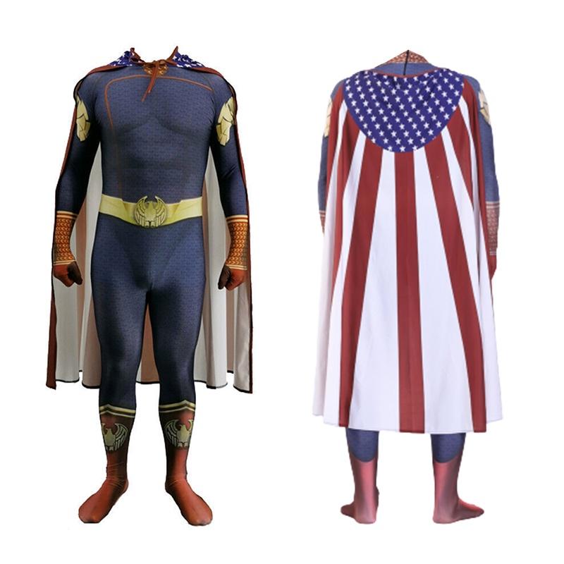 

Косплей для мальчиков Костюмы Взрослые Дети Хоумлендер Поезд-А Старлайт Хэллоуин Homelander,AdultS