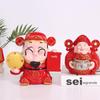 Chinese God of Wealth Resin Figurine for Attracting Prosperity - Desktop Décor