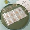 Transparent Jewelry Storage Bag Dustproof Albums Necklace Earring Ring Book Holder Portable Travel Jewelry Organizer Booklet