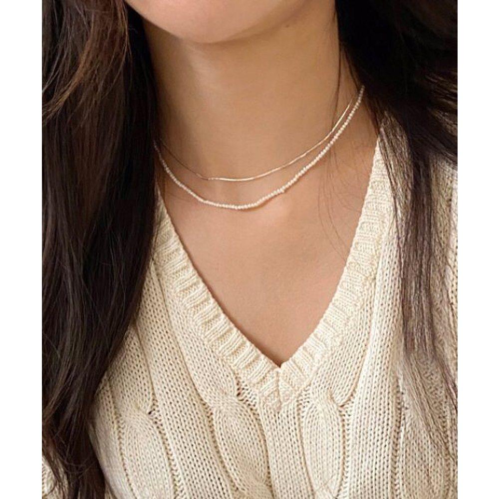 (Silver925) Varn Pearl Necklace