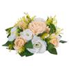 Flower Balls for Wedding Centerpieces Fake Flower Bouquet Champagne 10PCS