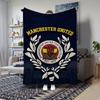 Manchester Football Club Badge Blanket Soft And Comfortable Home Decor Digital Printing Outdoor Plush Blanket Sheet