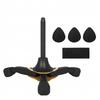 Portable Foldable Heavy Duty Clarinet Flute Stand with Cleaning Kit Detachable Woodwind Holder