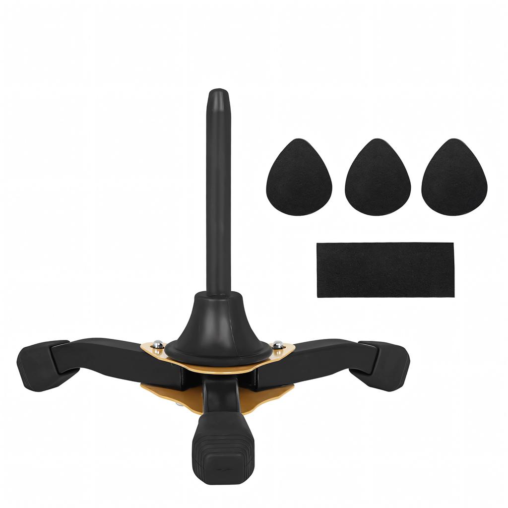 Portable Foldable Heavy Duty Clarinet Flute Stand with Cleaning Kit Detachable Woodwind Holder