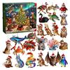 Australian Wildlife Advent Calendar 24-Day Countdown Box Multifunctional Decoration for Family Fun And Holiday Atmosphere