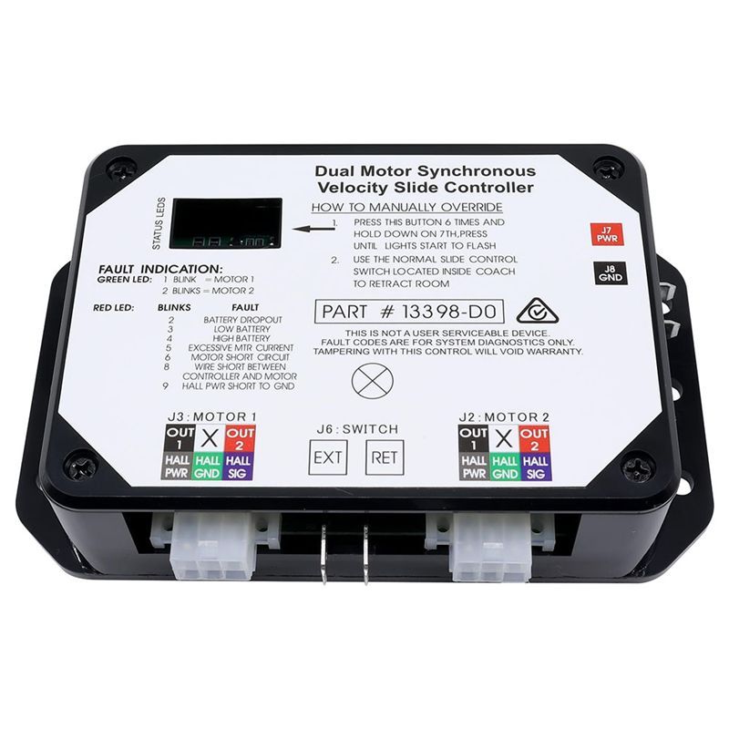 N69R--Dual Motor Synchronous Velocity Slide Control Unit 13398-D0 For Lippert V-Sync II,Dual Motor Synchronous Velocity Slide Co