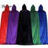 Theatrical Role Play Costume Unisex Adults Hooded Cloak, Velvet Vampire Wizard Cape, Renaissance Mysterious Witch Cape Medieval Halloween for Cosplay,
