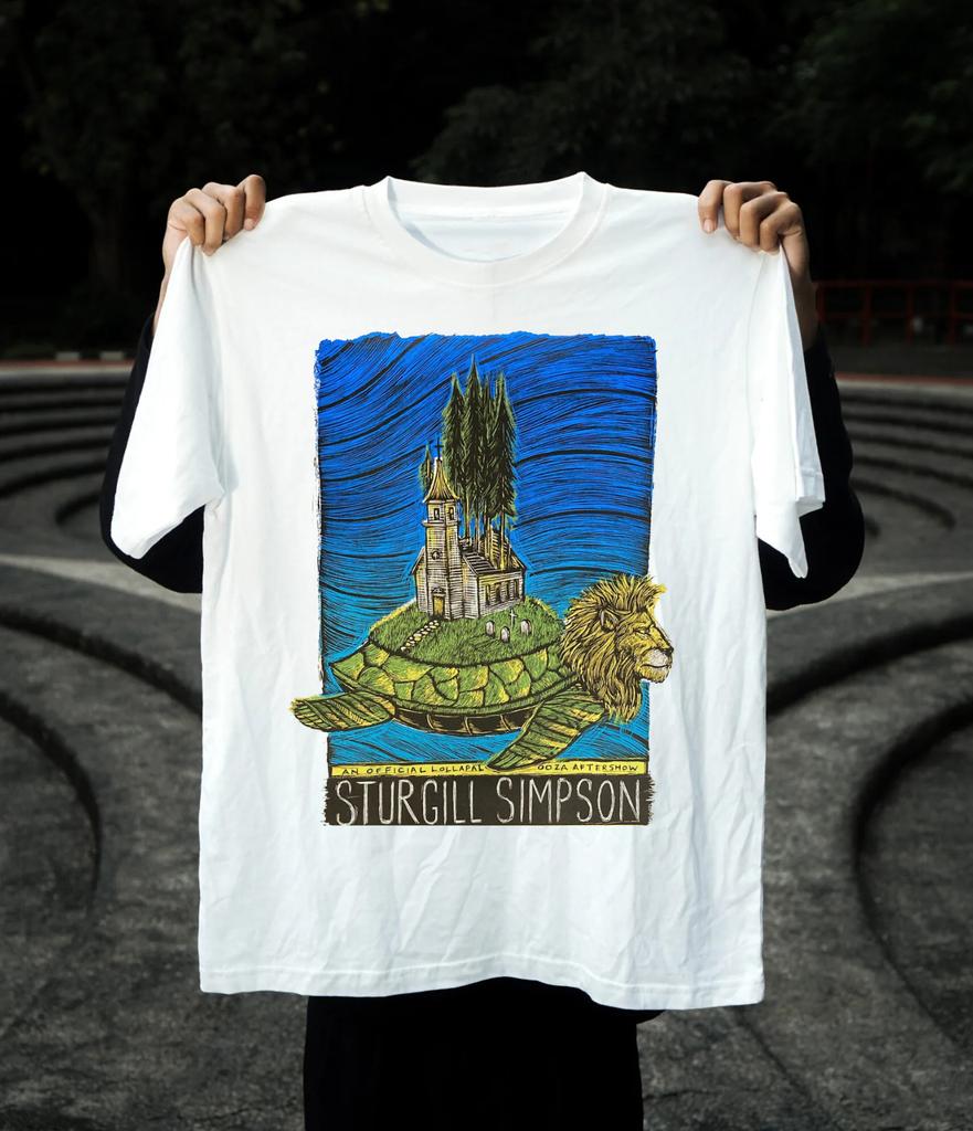 Classic Sturgill Simpson White Tee Shirt Men S-4XL Special Gift For Fan VA063