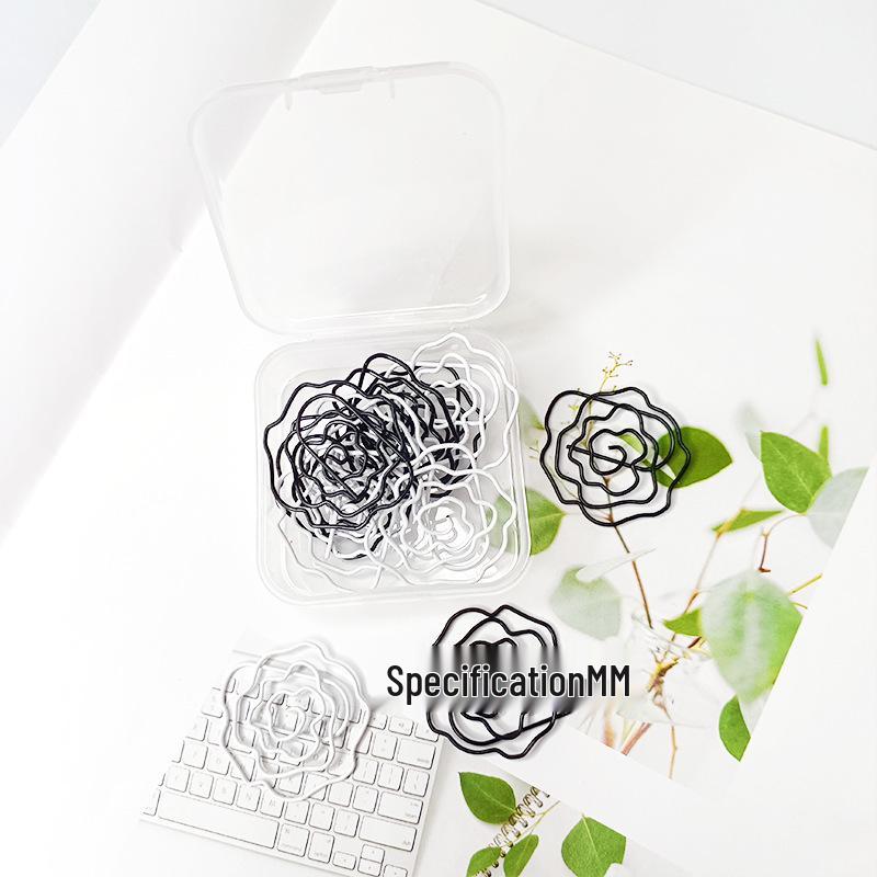 

Black Rose Creative Paperclip Pendant Ornament 30mm чёрный