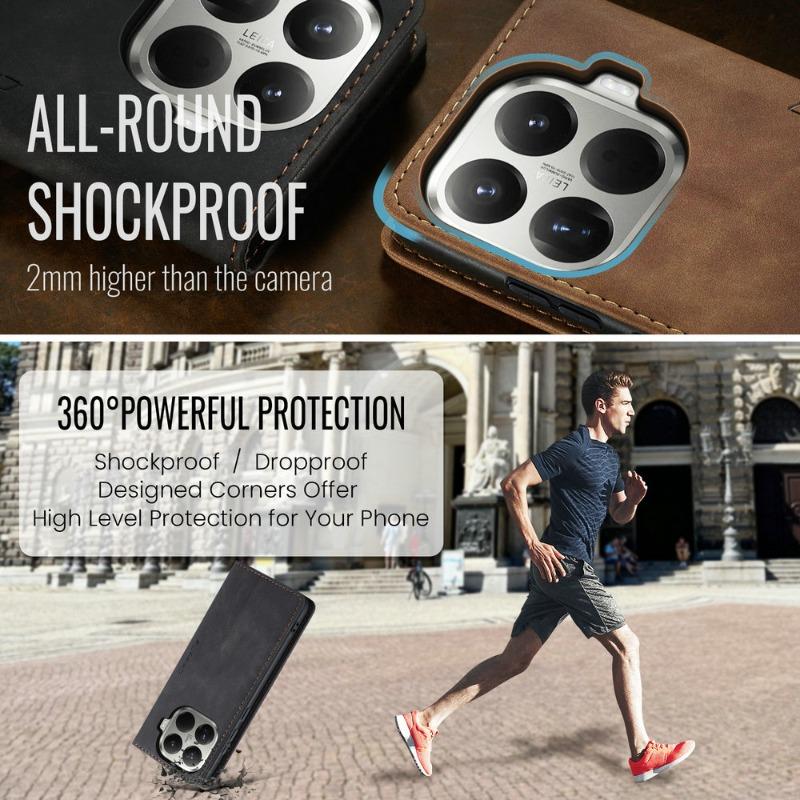 Luxury Case for Xiaomi 14T Pro 15T 5G Magnet Flip Cover Leather 360 Protect Book Shell Xiaomi 15T Case Mi 15TPro 14 T T14 Funda