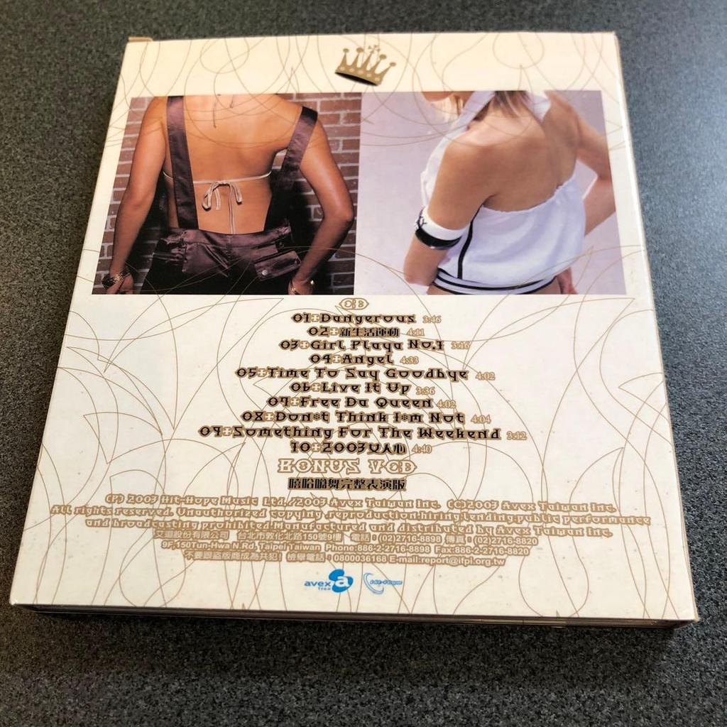 [USED] Taiwan Official Edition T-RUSH Girls No.1 CD+VCD