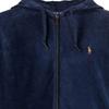 Polo Ralph Lauren Ss23 Solid Color Logo Embroidered Zip-Up Hoodie Men hoodies Navy-Blue 710877154-005
