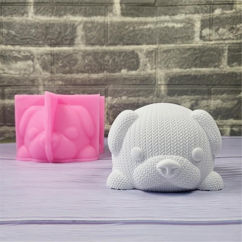 

Crochet Dog Animal Silicone Molds for Candle Soap Fondant Candy Chocolate Mold China Mainland