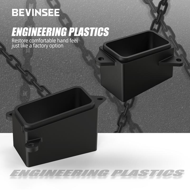 BEVINSEE Cubby Insert - Blank Button Replacement, for Nissan 370Z 2009-2020, Car Interior Accessories