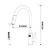 New Release Temperature Display Industry Touch Sensor Mixer Easy Sensor Touch Multifunctional Kitchen Mixer Temporary Water Hot and Cold Mixer Nickel