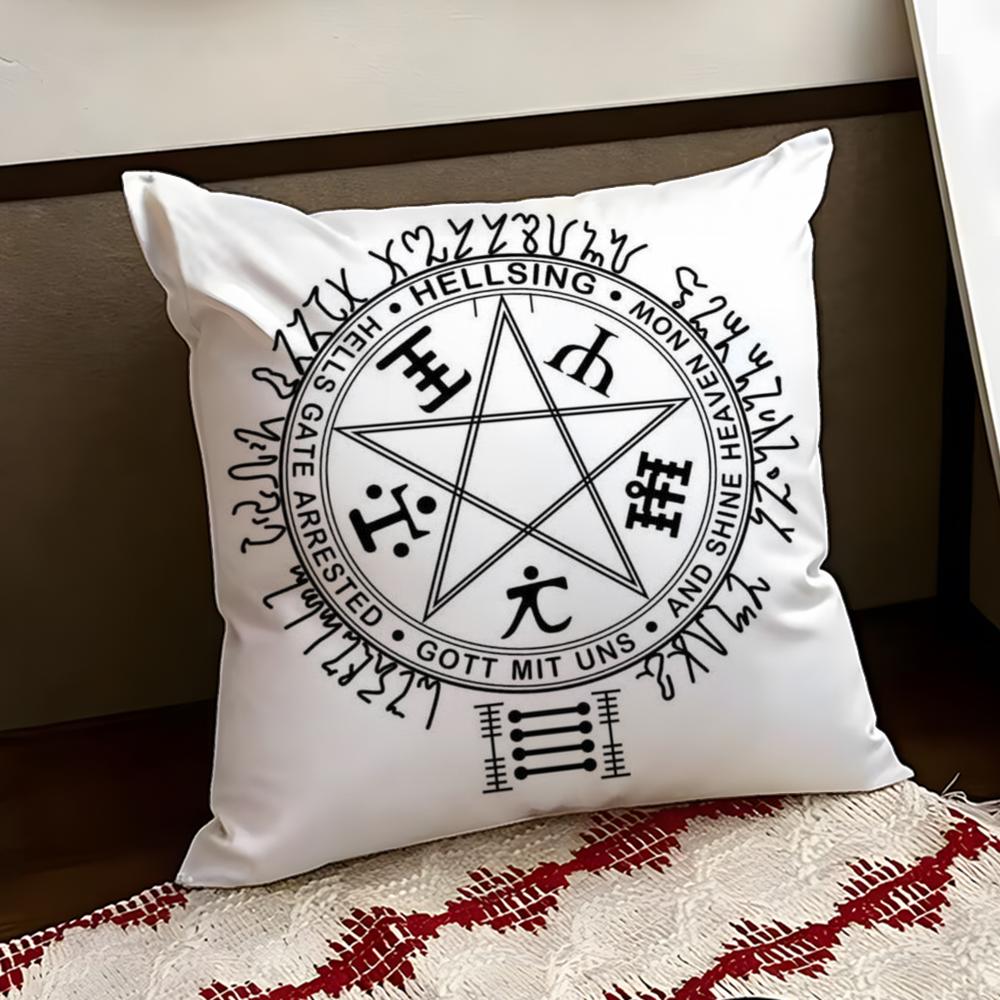 Anime CCastlevania Cushion Cover Reversible Soft Durable Pillow Cover Home Car MultiScene Use for Daily Comfort