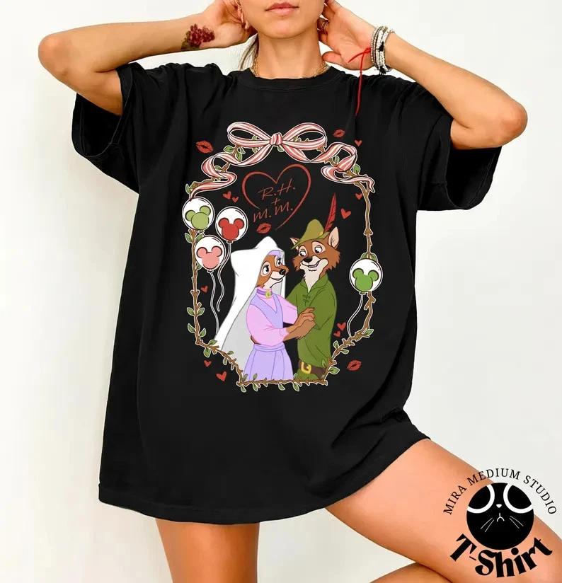Marian Valentine Retro Robin Hood And Maid Shirt S