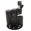 RXLOXPM Puck Mount Lock with Key Durable Black Metal for RotopaX Fuel Packs and Fuelpax Standard Packs