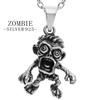 Pendentif Zombie Shinjuku Gin no Kura (Pas de chaîne) Argent 925 Monstre Mort Horreur Article Halloween Homme