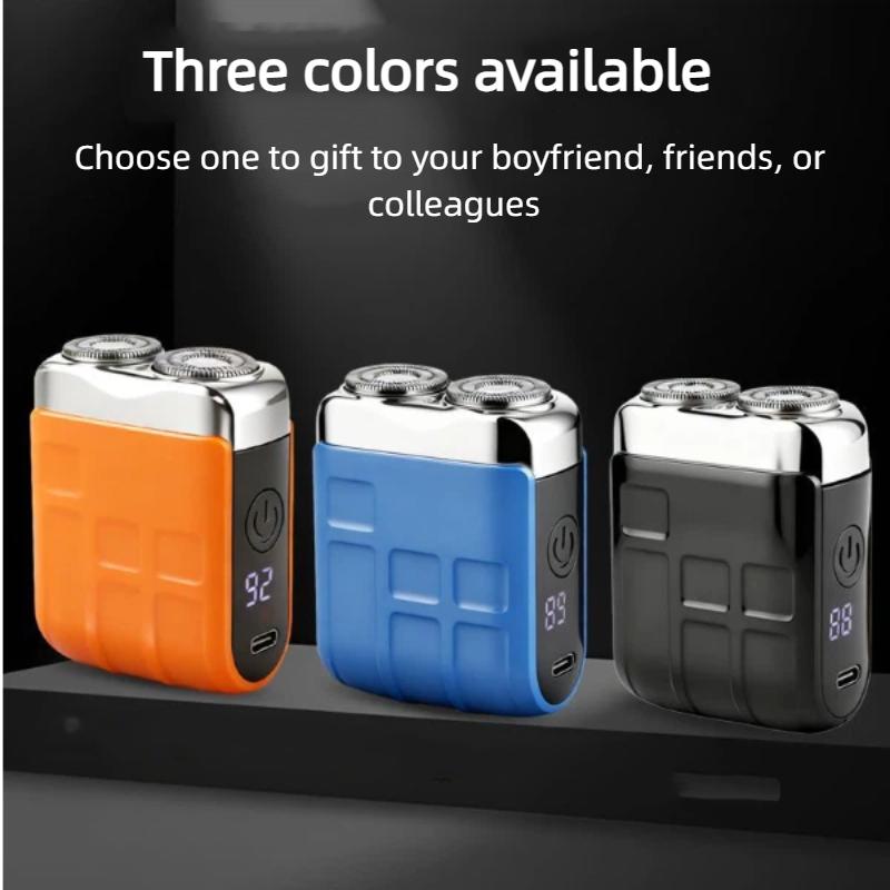 New Men's Fully Automatic Electric Shaver with Rechargeable Cordless Design, Water-Washable Smart Razor Head