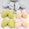 Candy Color Embroidered Bowknot: Fresh Fabric DIY Accessories for Shoes, Socks, Bags, Hair, and Clothing.