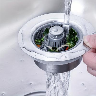 1 Stück Edelstahl Bouncing Spülenablauf – Küchenspülenkern, Ablaufrohrzubehör für Spülenentwässerung