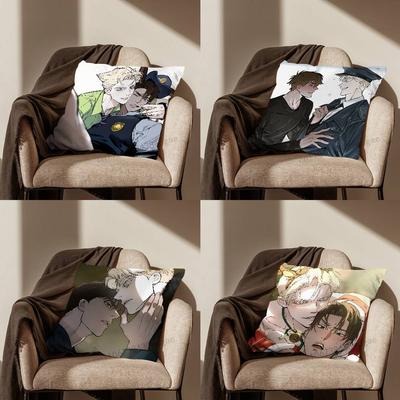 Funda de Cojín Throw Manga C-Nombre en Clave A-Anastasia Para 45*45cm,55*55cm,30*30cm,Funda de Cojín de Coche Decoración de Dormitorio en Casa Regalo