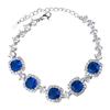 Retro Sparkling Cubic Zirconia   Full Diamond Charm Tennis Bracelet For Women Elegant Wedding Anniversary Fine Jewelry