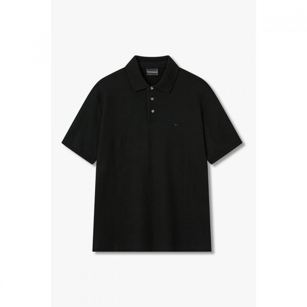 Emporio Armani Men S Mini Embroidery Pique Polo Shirt A516126054 S