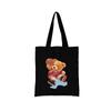 Women Shopping Bag All-match Bear Series Handbag Foldable Reusable Cloth Shopper Harajuku Style Bag Student Canvas Tote Bag