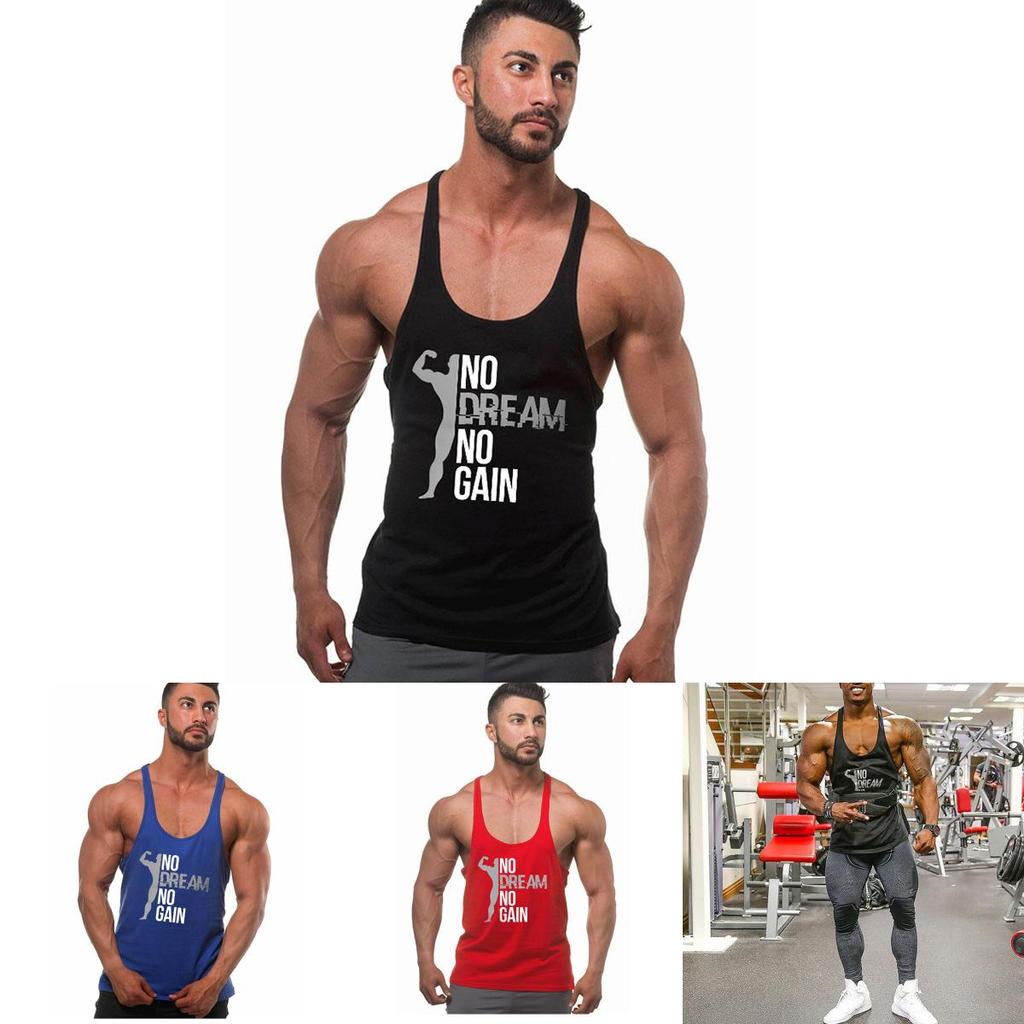 Versatile Men's Sleeveless Fitness Vest With Breathable Stretch For All Activities