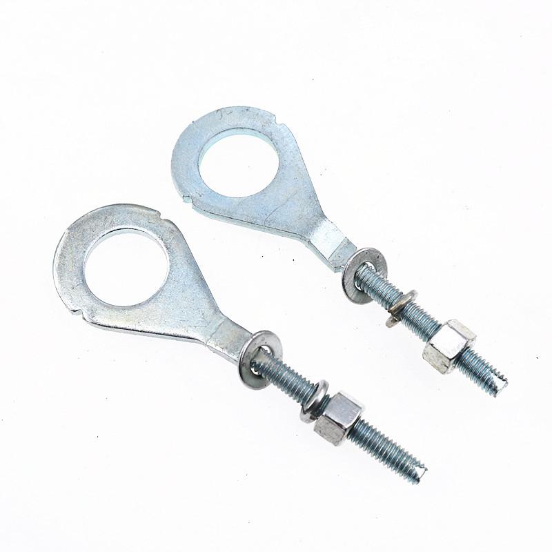 1 Pair Motorcycle Chain Tensioner Regulator Heavy Duty Rust Proof Replacement for JH70 CG125 GS125 DY110 Off Road Motorbike