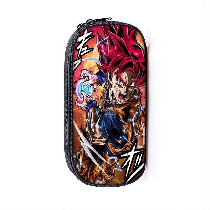 Dragon Ball Anime Son Goku Cartoon Large Capacity Pencil Case Fashion Boys Girls Pen Bags School Student Supplies Stationery Box