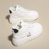 Fleece Sports Cotton Shoes Women's New Winter Thick Soft Sole High Top Leather Surface Two Cotton Break