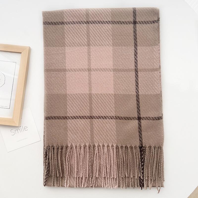 Imitation Cashmere Autumn and Winter Korean Thermal Scarf Student Atmosphere Versatile Shawl New Women's Ins Style Scarf