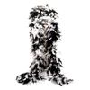 DIY White Mix Black Turkey Chandelle Feather Boa 2Yard DIY Craft Home Dancing Wedding Party Halloween Costume Decoration Feather Boa