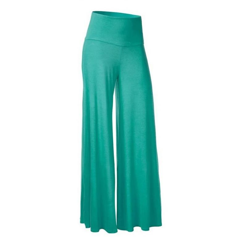 Women's Soft Wide Leg Pants Spring Summer Thin Stretch High Waist Palazzo Korean Casual Pants Loose Oversize Floor Pant